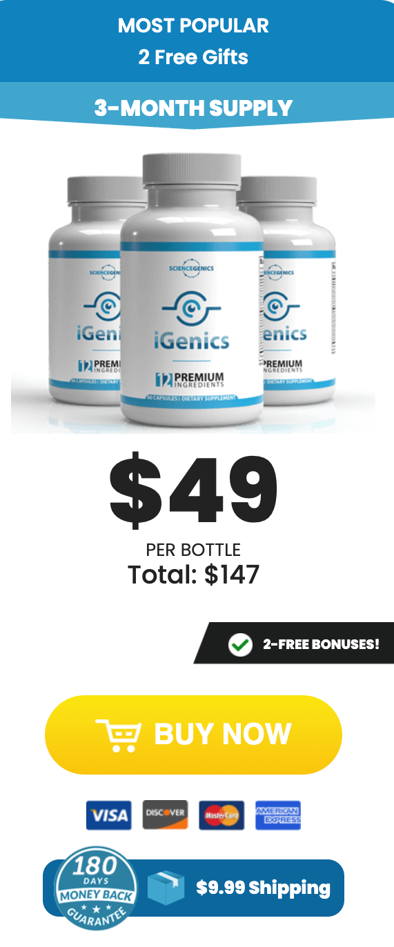 iGenics Buy 3 Bottles